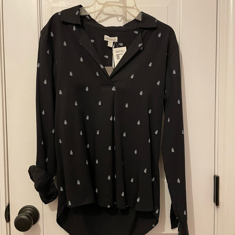 Garnet Hill Tencel blouse